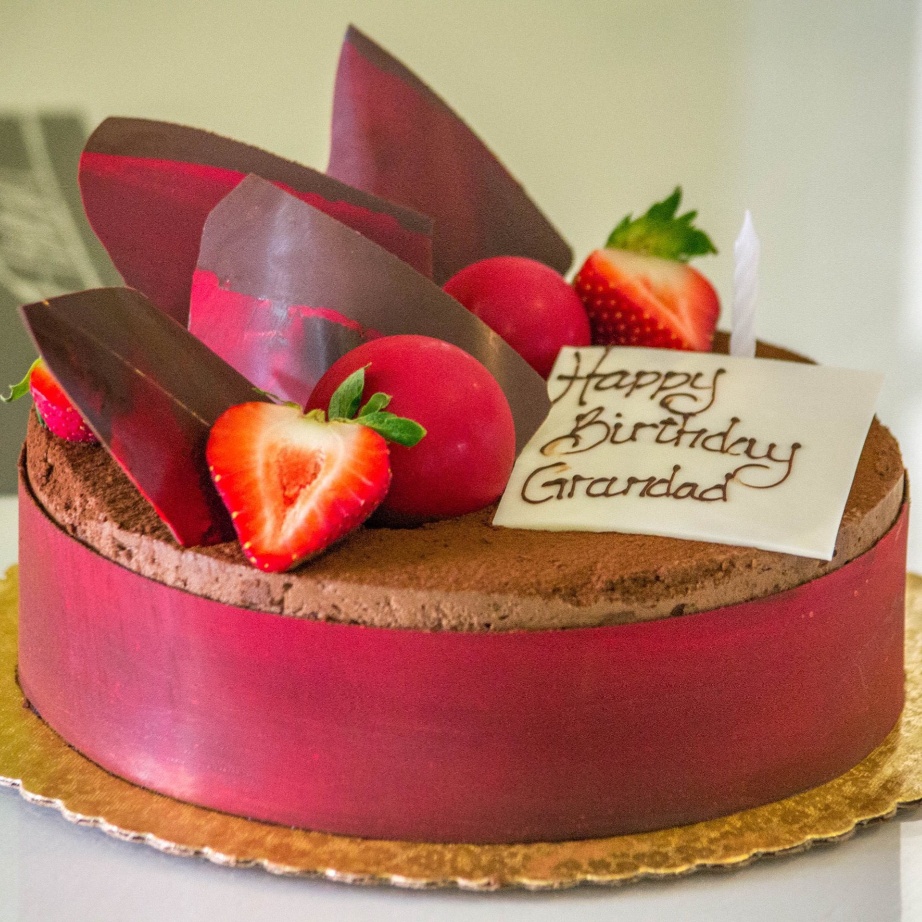 Milk or Dark Chocolate Cheesecake