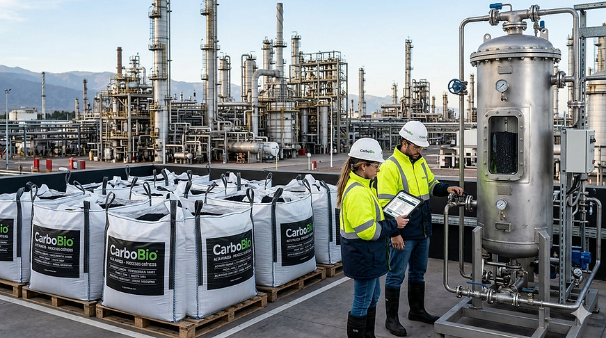 Carbón Activado para Petroquímicas en CarboBio.png