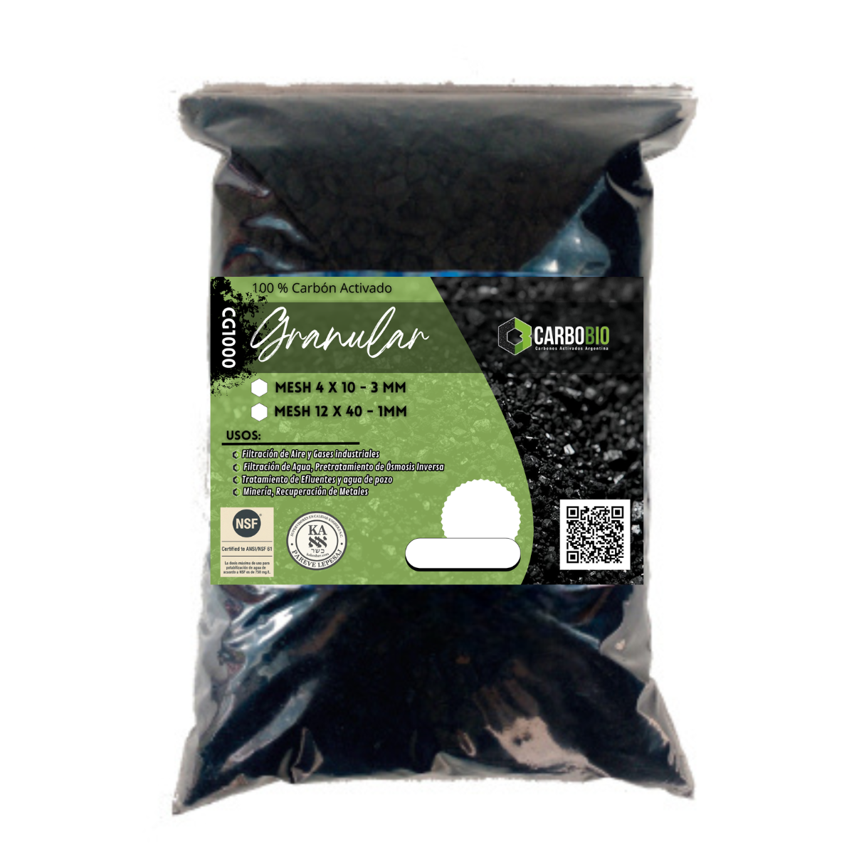CARBON ACTIVADO 1KG · CARBON