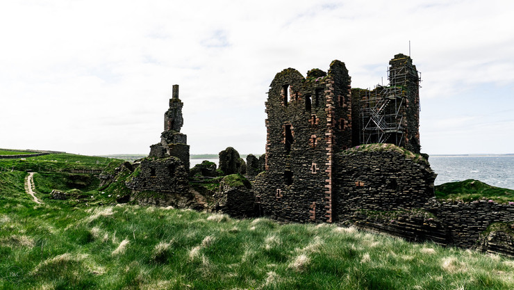 Ruins in Scotland - Castle Sinclair Girnigoe