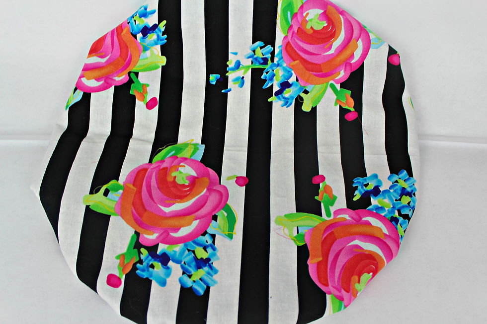 Thumbnail: Black Stripes & Pink Flowers