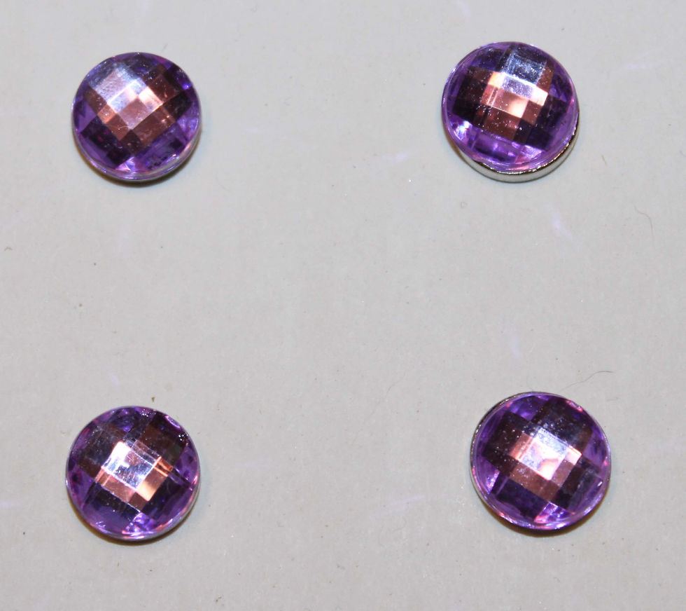 Thumbnail: Purple Faceted Horse Show Number Magnets