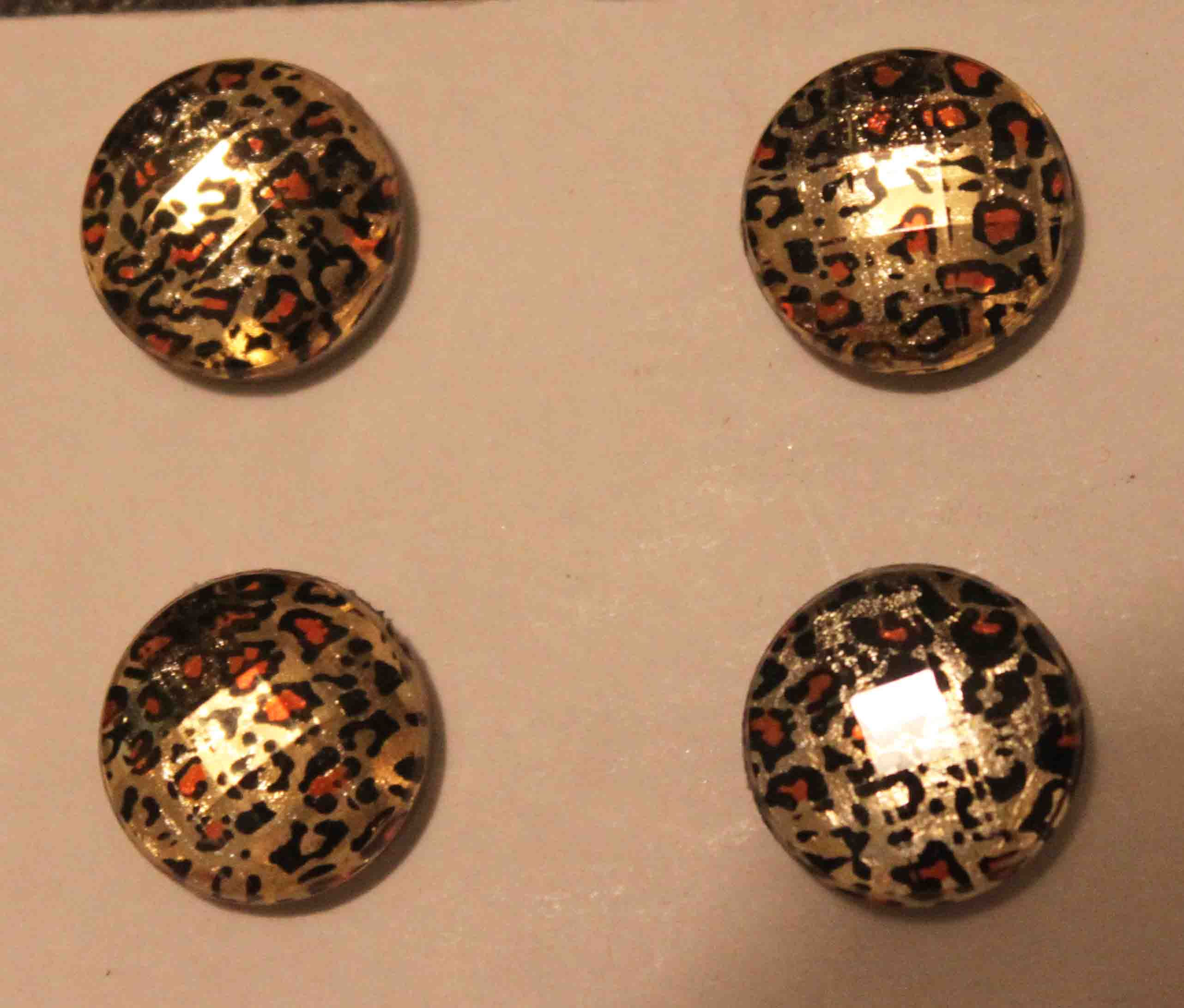 Leopard Horse Show Number Magnets
