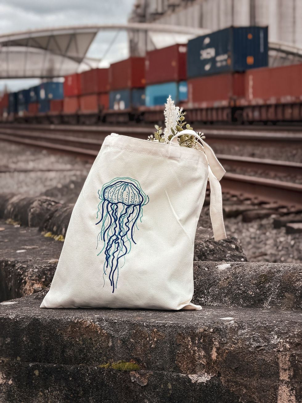 Thumbnail: Jelly Fish Tote Bag