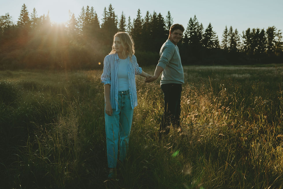 Ashton & Lisa in the Golden Light