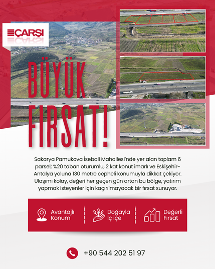 Gayrimenkul ve arsa yatırımları için hazırlanan sosyal medya reklam tasarımı
