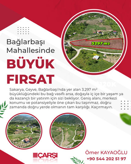 Gayrimenkul ve arsa yatırımları için hazırlanan sosyal medya reklam tasarımı
