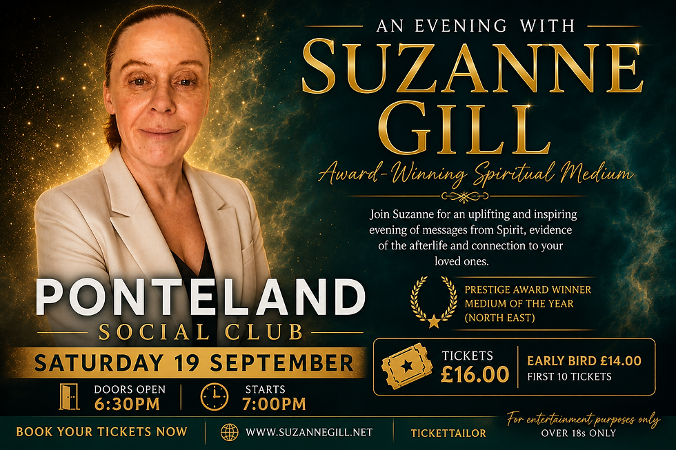 An Evening with Suzanne Gill – Ponteland Social Club