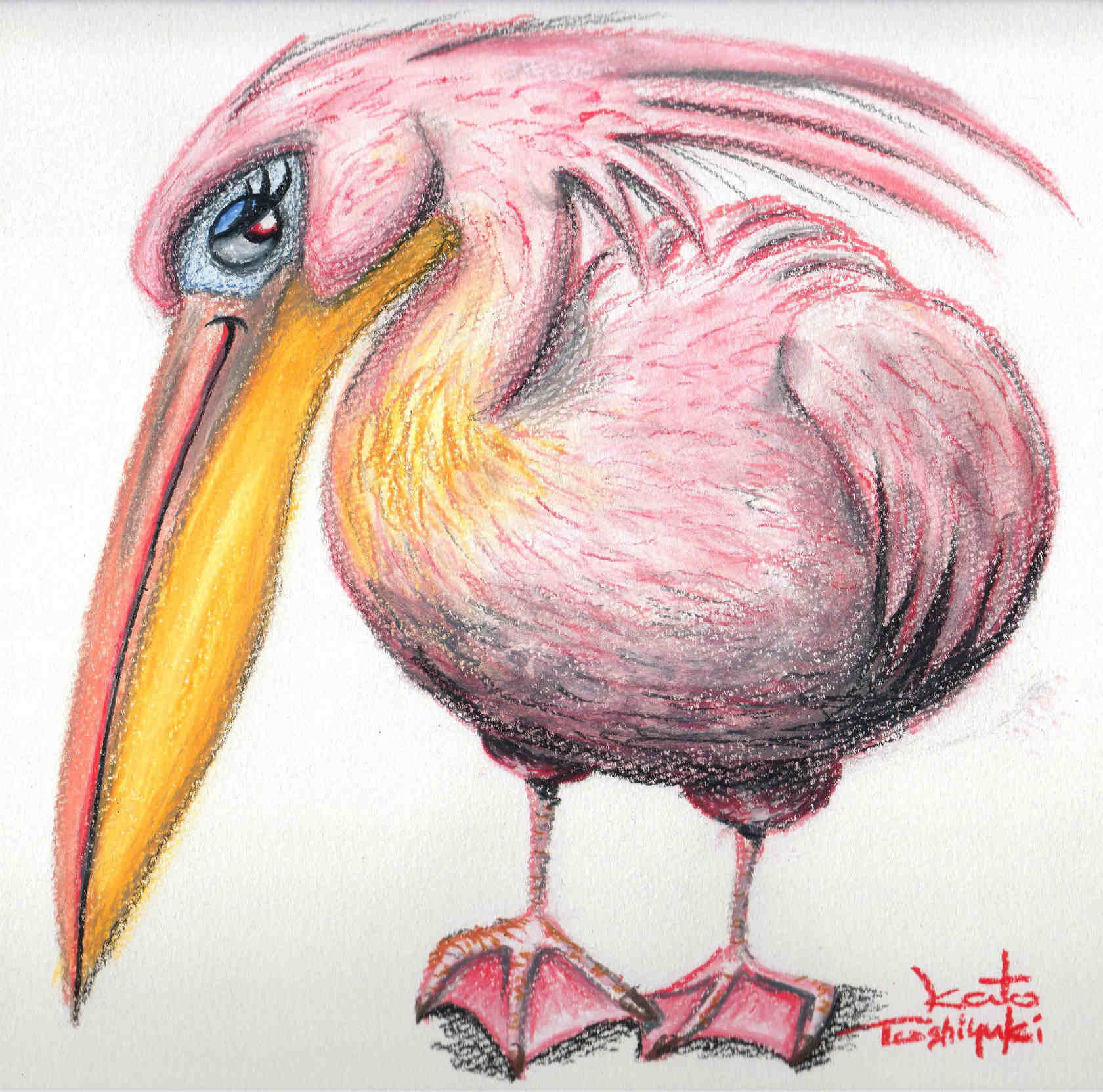 ほほえみ 　Woman in Pink