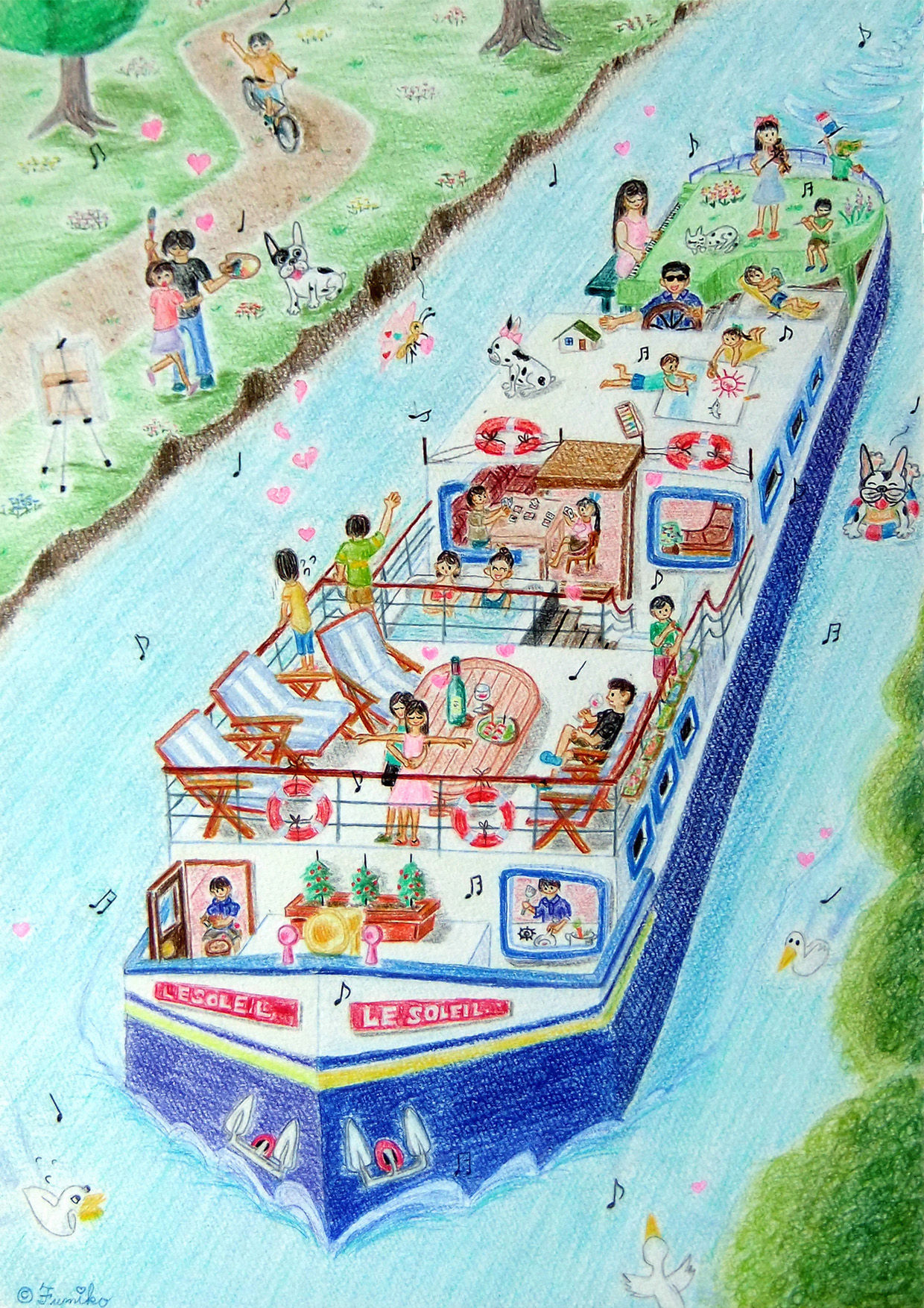 夏だ！バカンスだ！ 運河クルージング！