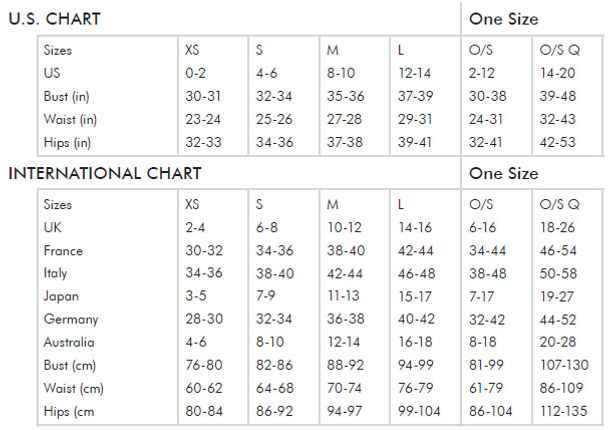 Hauty Size Chart
