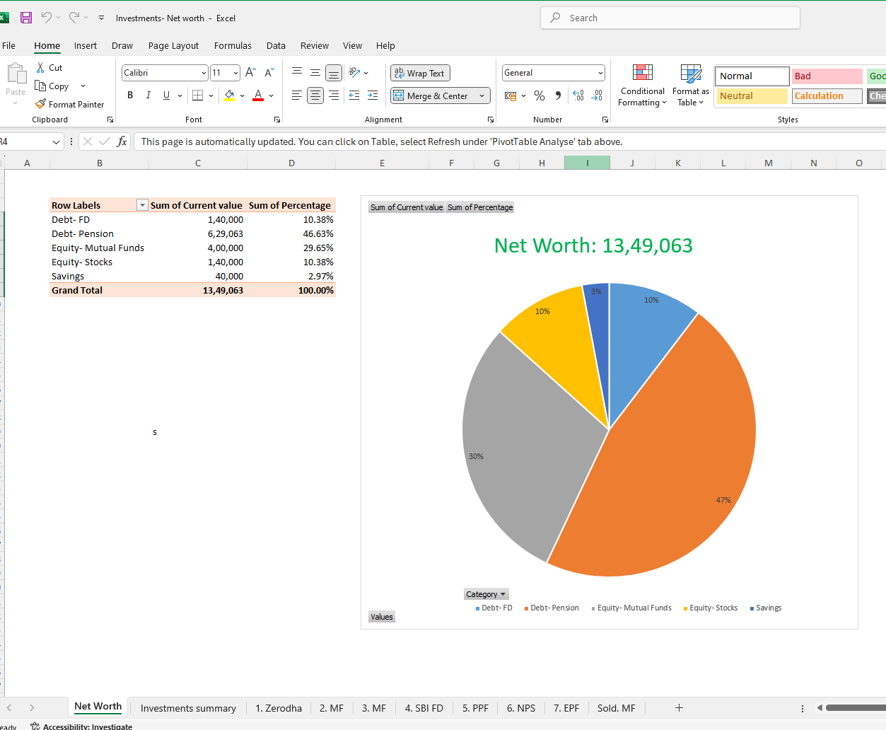 Net Worth Tracker