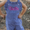 Thumbnail: Monogramed Girls Longall Gingham JonJon | Personalized longall Jon J