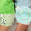 Thumbnail: Monogram Seersucker Shorts | lounge shorts monogramed