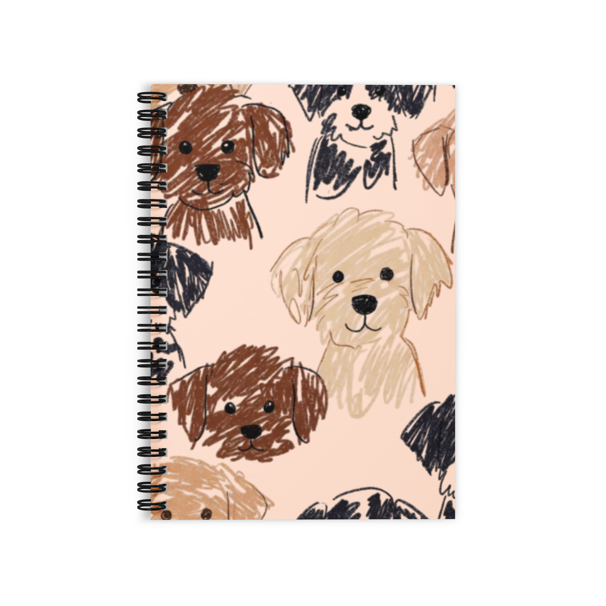 Puppy Art - Spiral Notebook