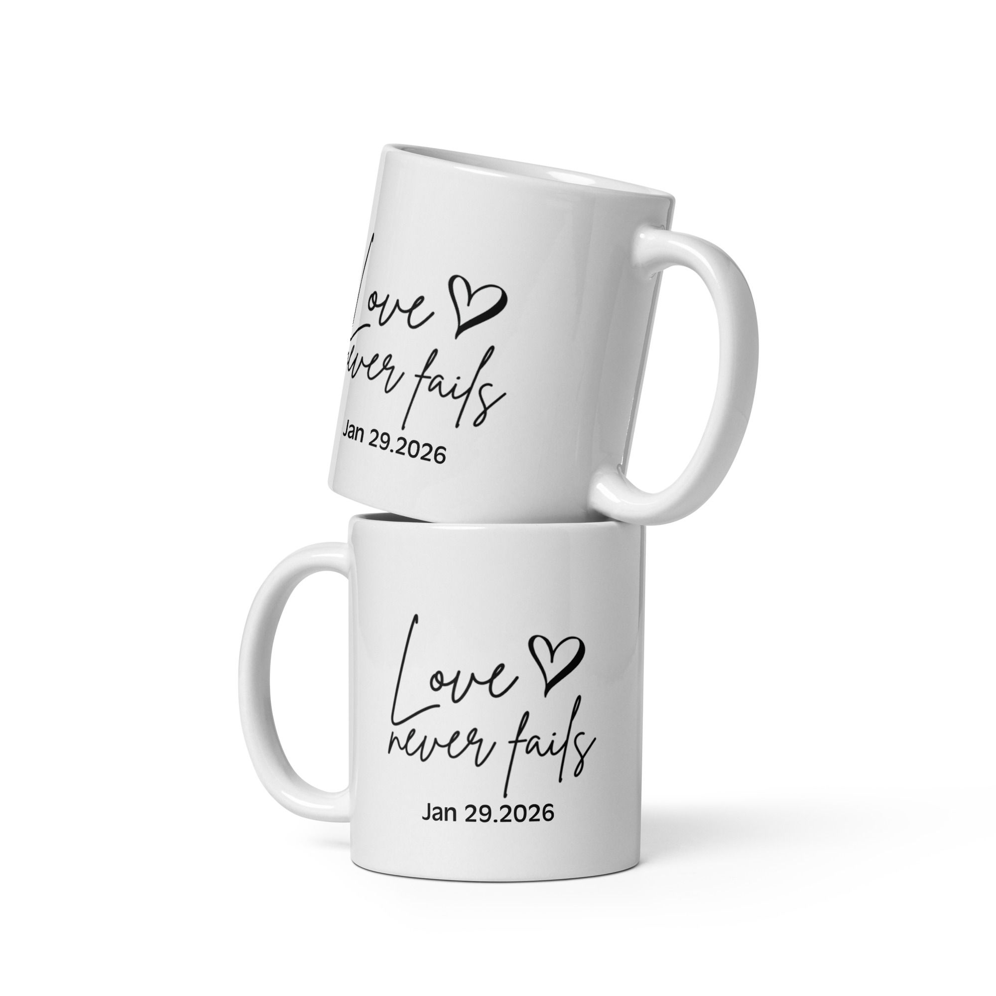 Love Never Fails – Mug Set