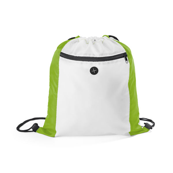 Miniatura: 92911s Mochila Saco em Nylon com Bolso e Saída para Fone