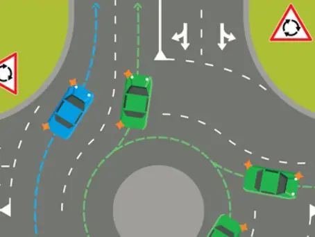 Indicating LEFT when exiting a roundabout