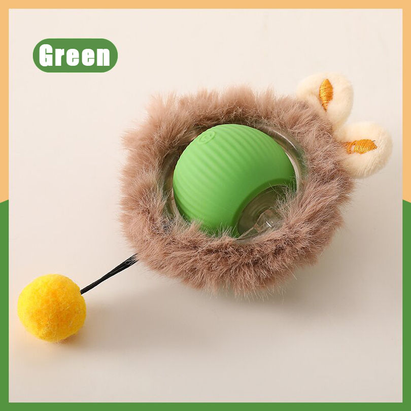 Thumbnail: Hide and Seek Interactive Cat Toy - Motion Activated Ball and Pouch