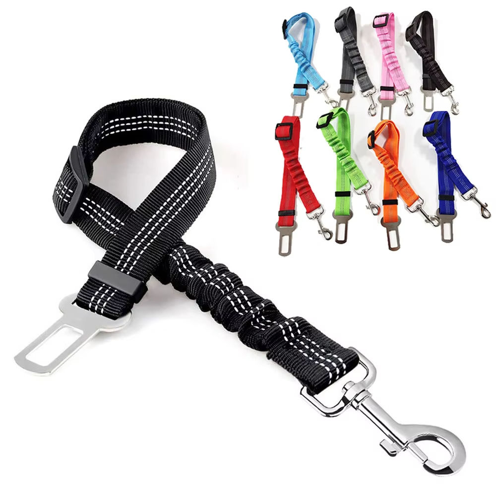 Dog Leash with Seat Belt Buckle