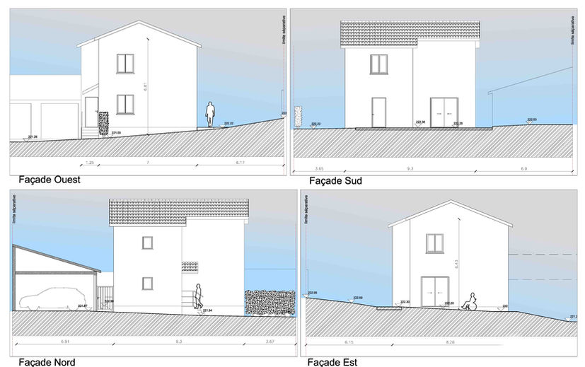Façades PC Permis de Construire PCMI05