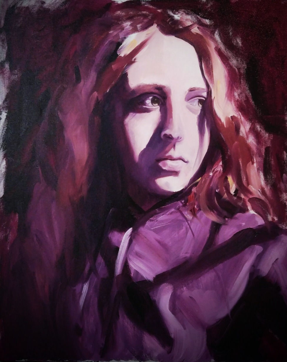 Raspberry Sorbet - Self Portrait
