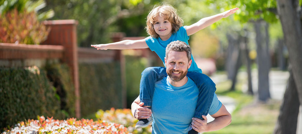 banner-father-son-walk-happy-dad-with-son-having-real-fun-together-park-american-family.jp