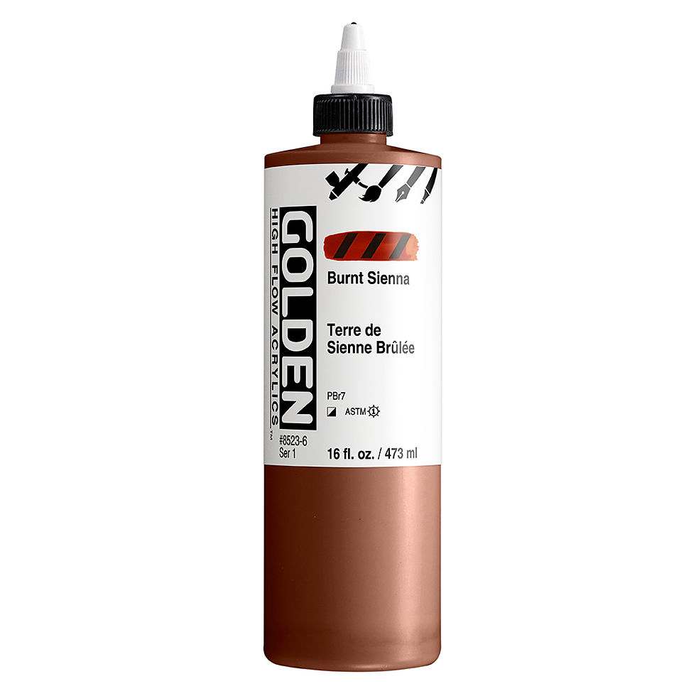 Thumbnail: Golden High Flow Acrylic - Burnt Sienna