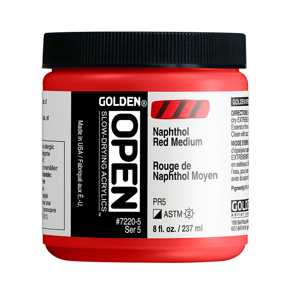 Golden Open Acrylic - Naphthol Red Medium