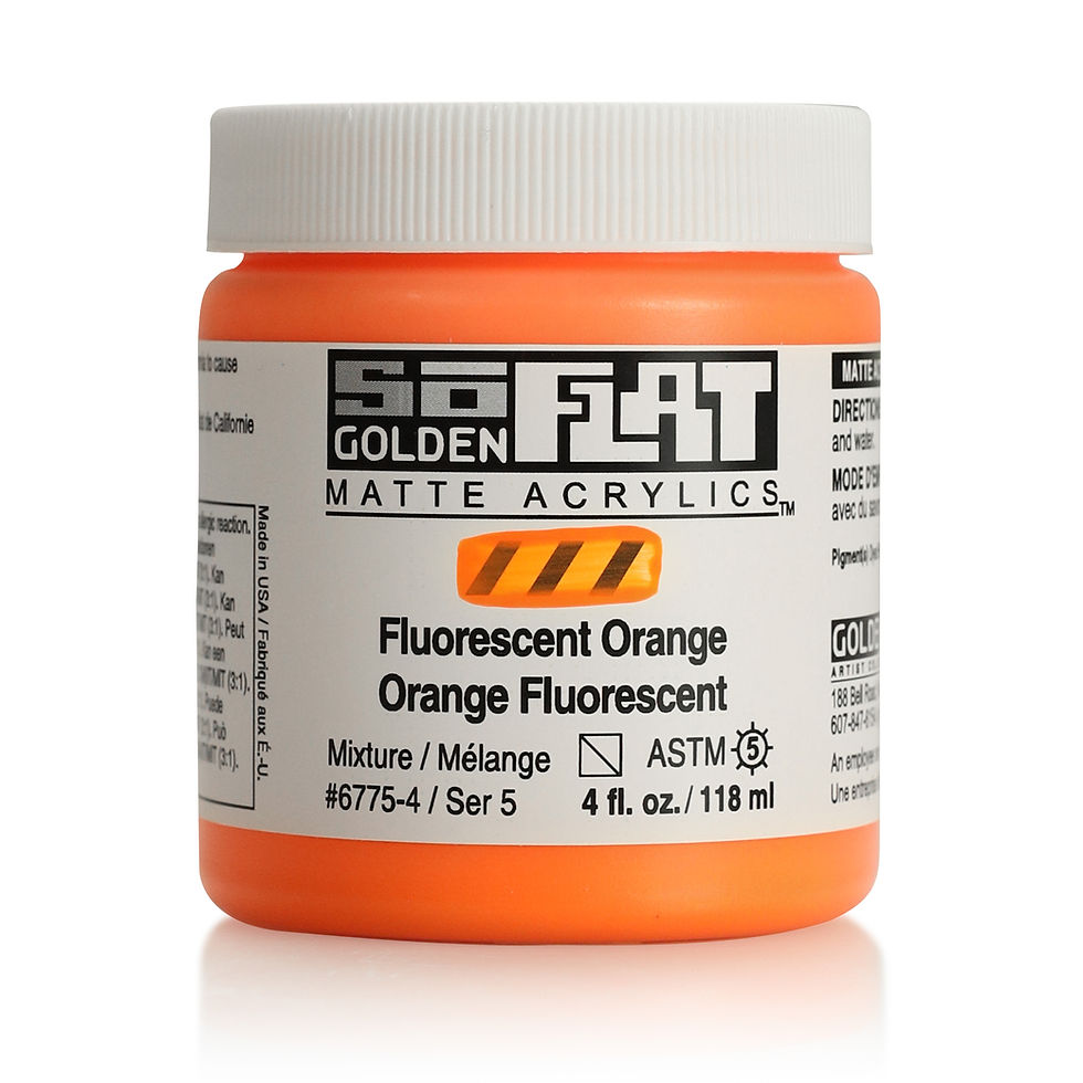 Golden SoFlat Acrylic - Fluorescent Orange