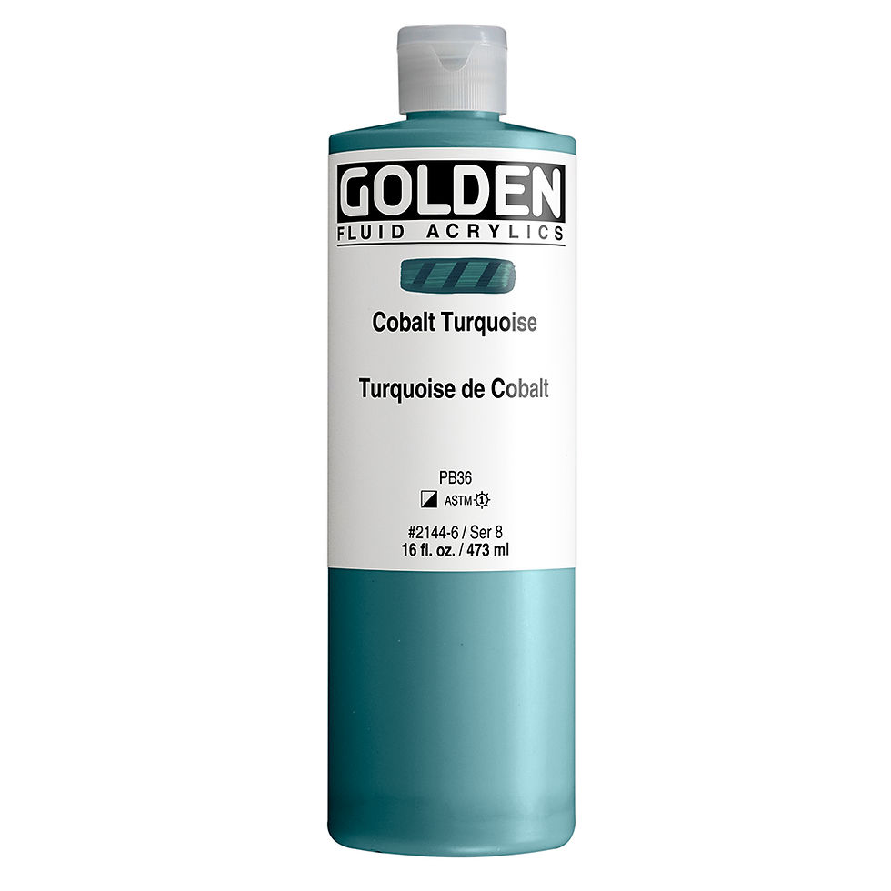 Thumbnail: Golden Fluid Acrylic - Cobalt Turquoise