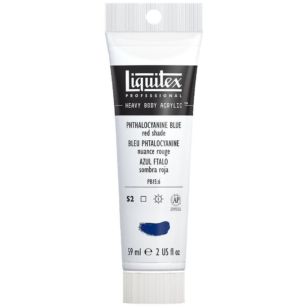 LQ314 Liquitex Heavy Body Acrylic - Phthalo Blue (Red Shade)