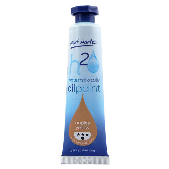 MM Water Mixable Oil Paint 37ml - Yellow Mid