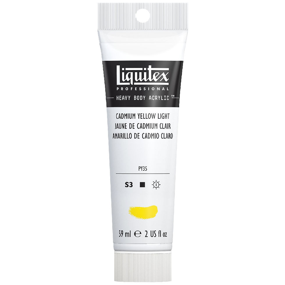 LQ160 Liquitex Heavy Body Acrylic - Cadmium Yellow Light