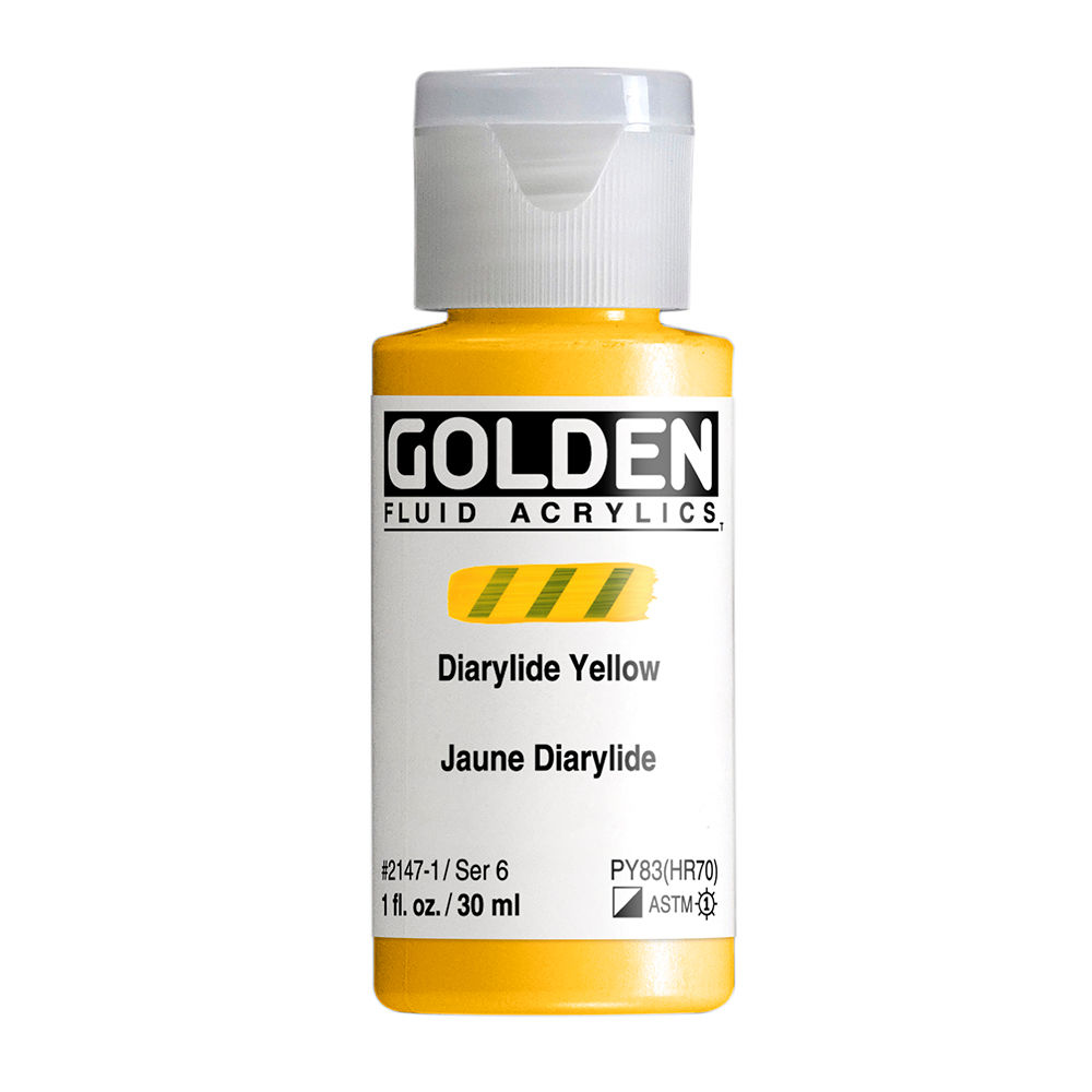 Golden Fluid Acrylic - Diarylide Yellow