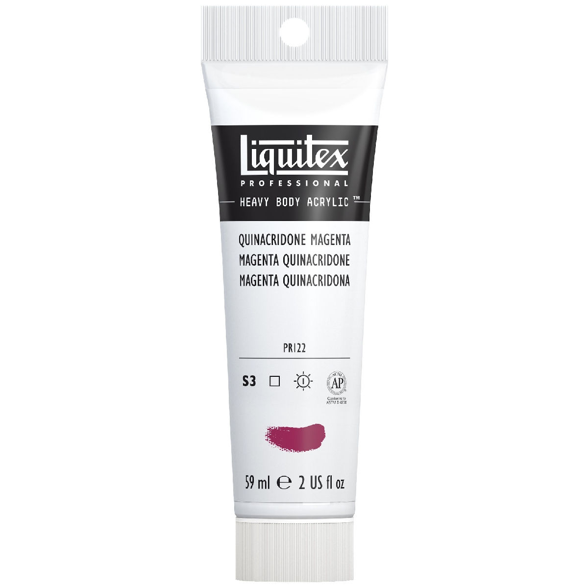 LQ114 Liquitex Heavy Body Acrylic - Quinacridone Magenta