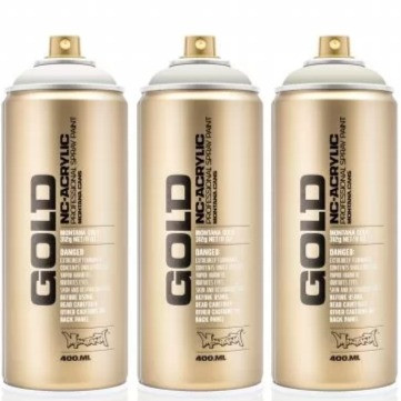 Montana GOLD Acrylic Spray Paint – 400ml Dose, Premium-Sprühfarbe Für Künstler & DIY