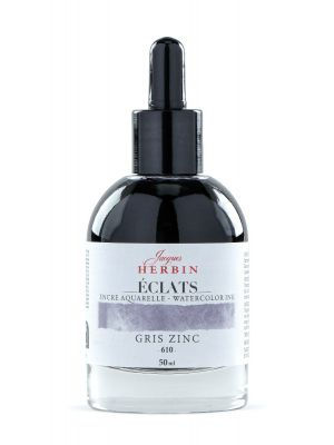 Jacques Herbin Eclats Watercolour  Ink 50ml - Zinc Grey