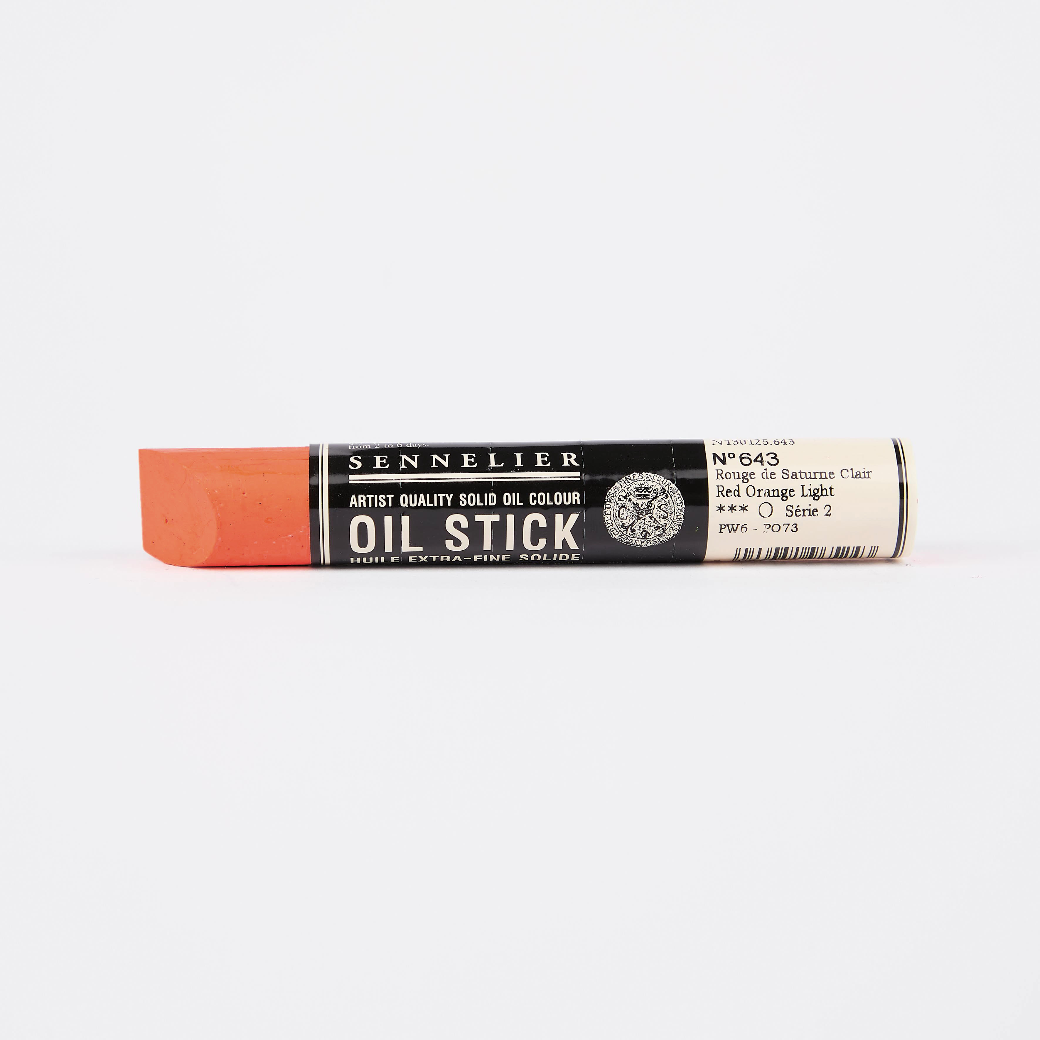 Sennelier Oil Stick 38ml - 643 Red Orange Light S2