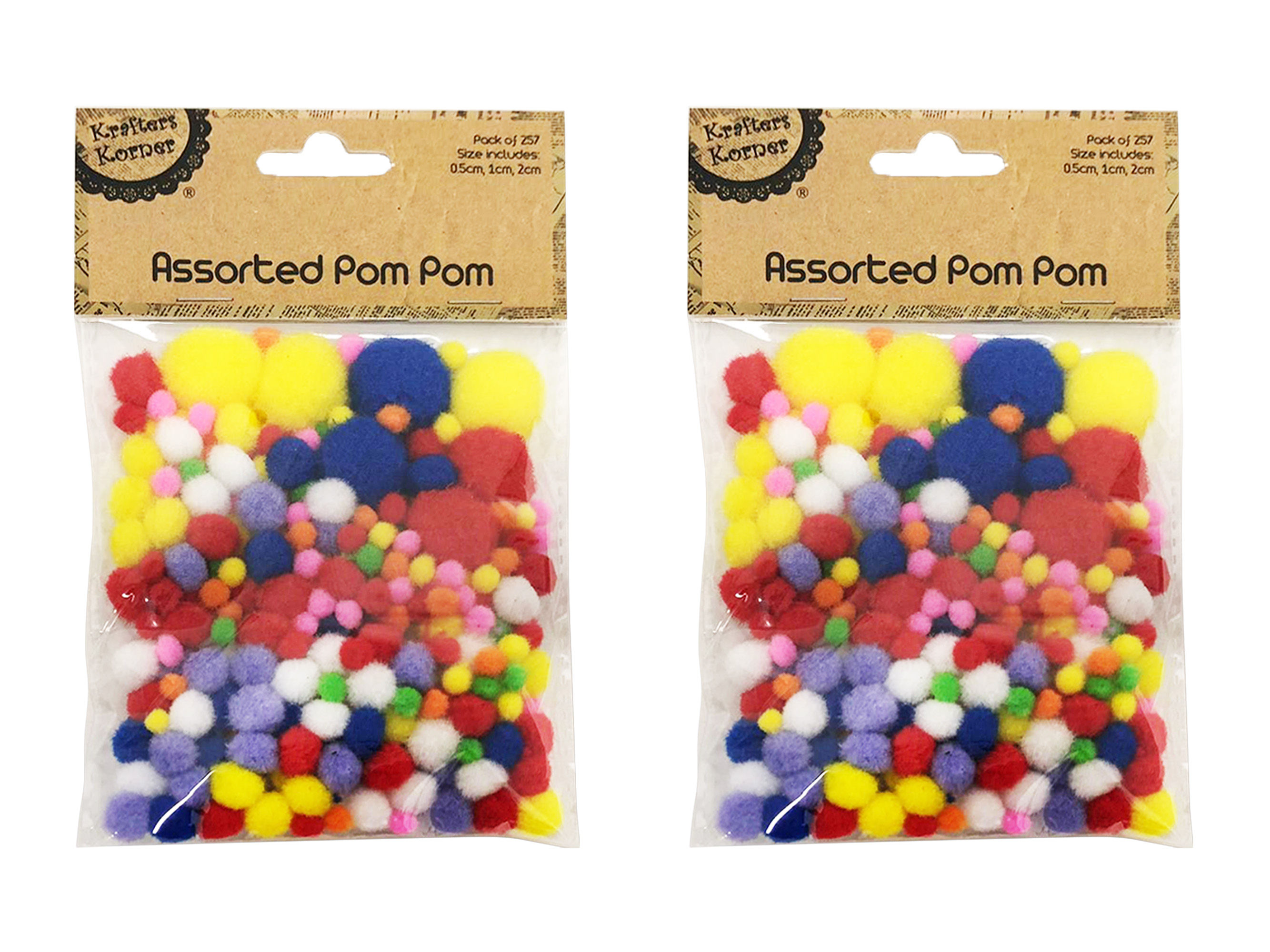 KK Assorted Pom Poms