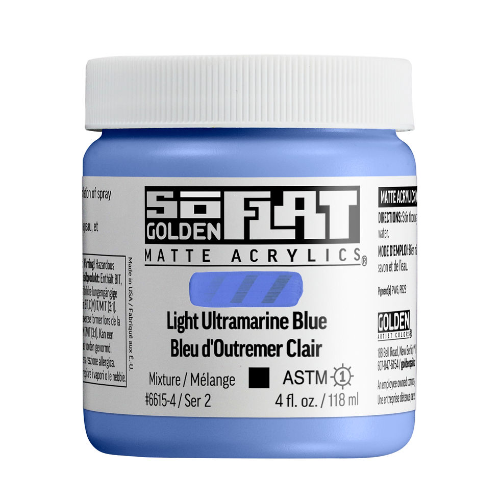 Golden SoFlat Acrylic - Light Ultramarine Blue