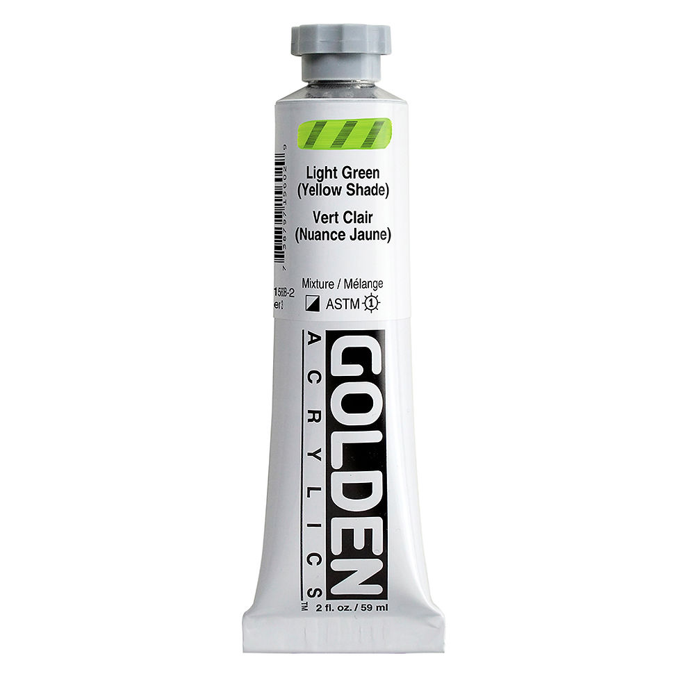 Golden Heavy Body Acrylic - Light Green Yellow