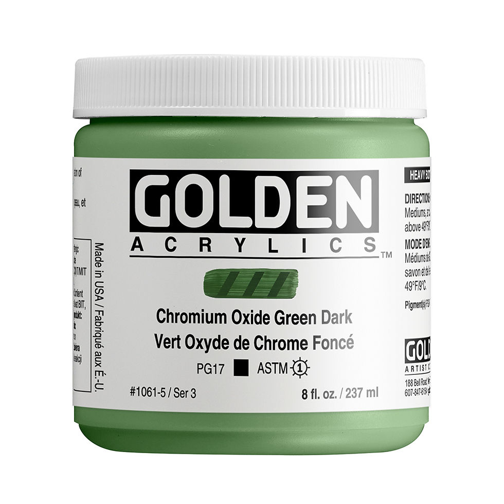 Golden Heavy Body Acrylic - Chromium Oxide Green Dark