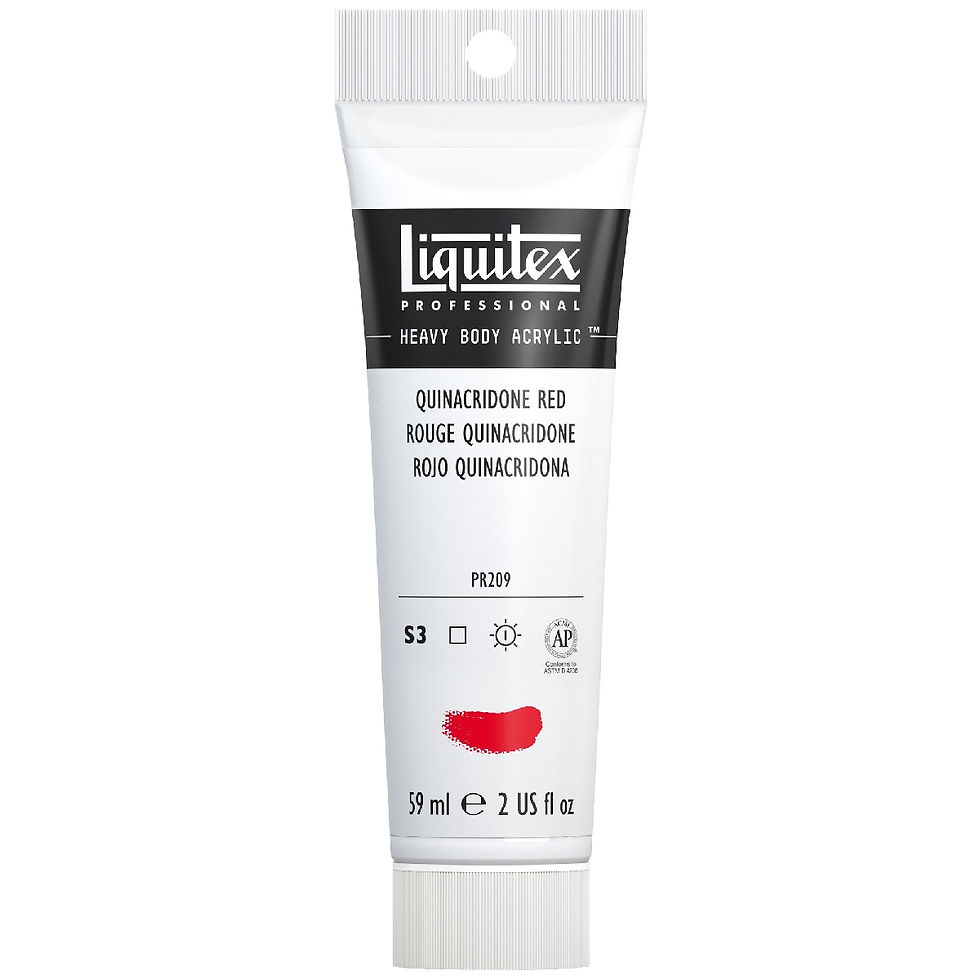 LQ112 Liquitex Heavy Body Acrylic - Quinacridone Red