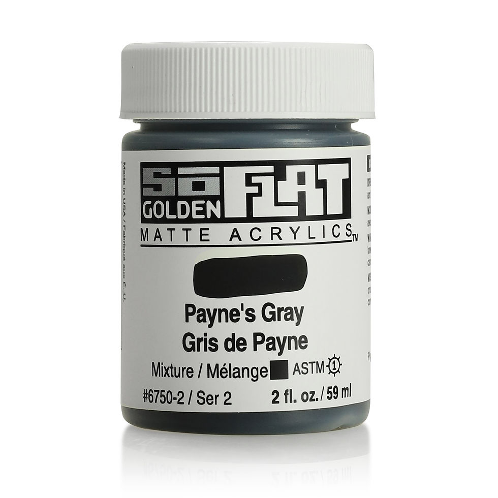 Golden SoFlat Acrylic - Payne's Gray