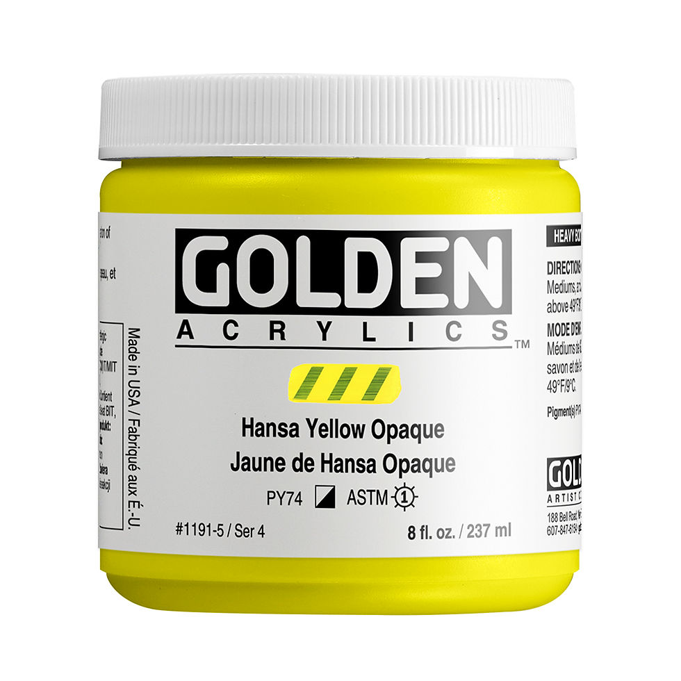 Thumbnail: Golden Heavy Body Acrylic - Hansa Yellow Opaque