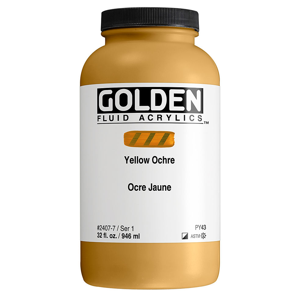 Thumbnail: Golden Fluid Acrylic - Yellow Ochre