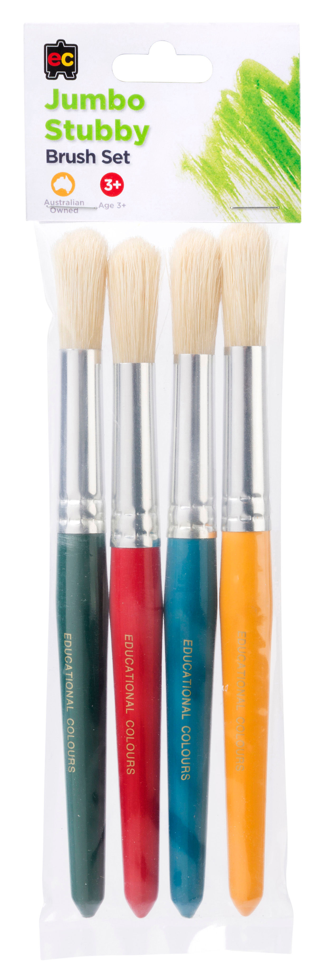 EC Jumbo Round Stubby Brush Set (Set of 4)