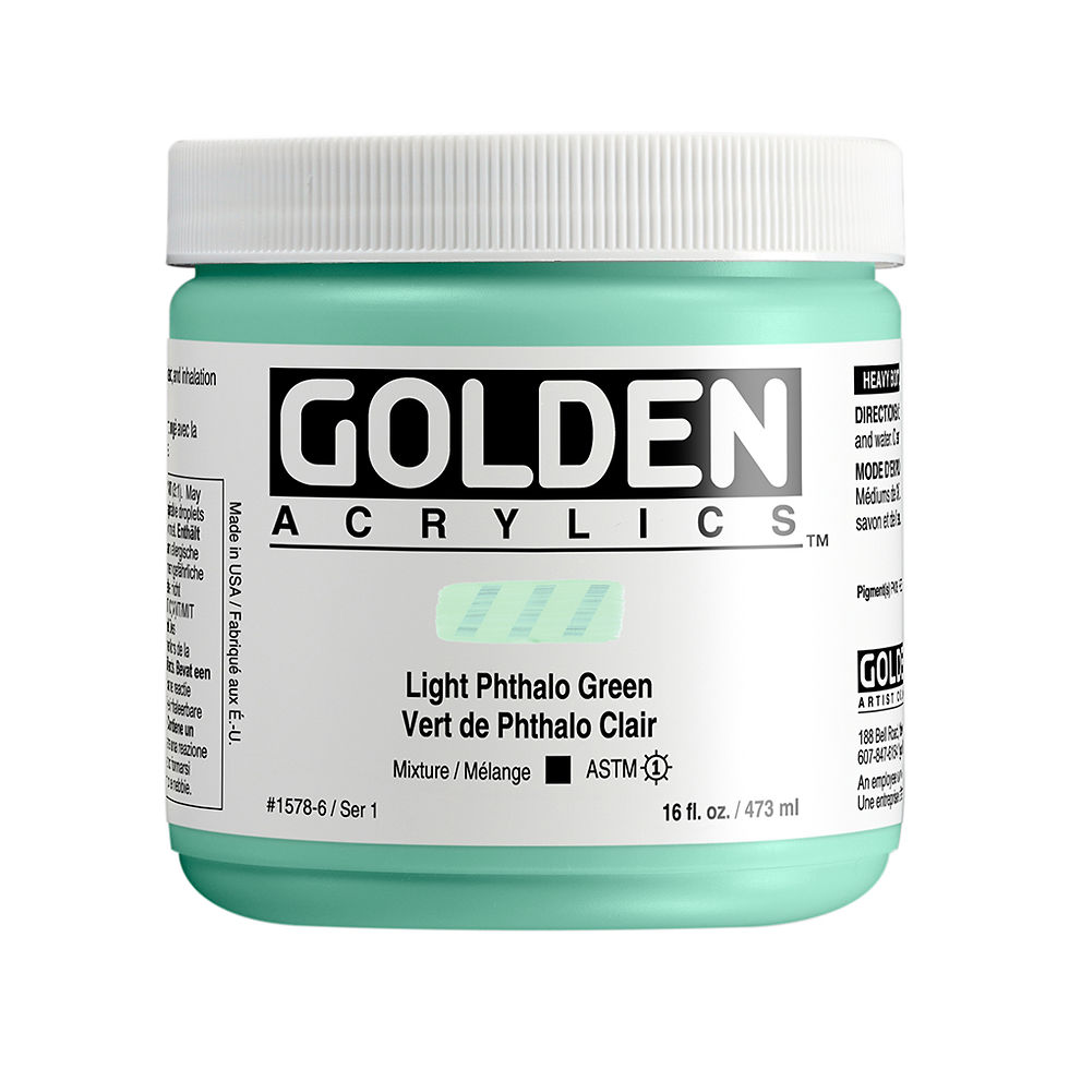 Golden Heavy Body Acrylic - Light Phthalo Green