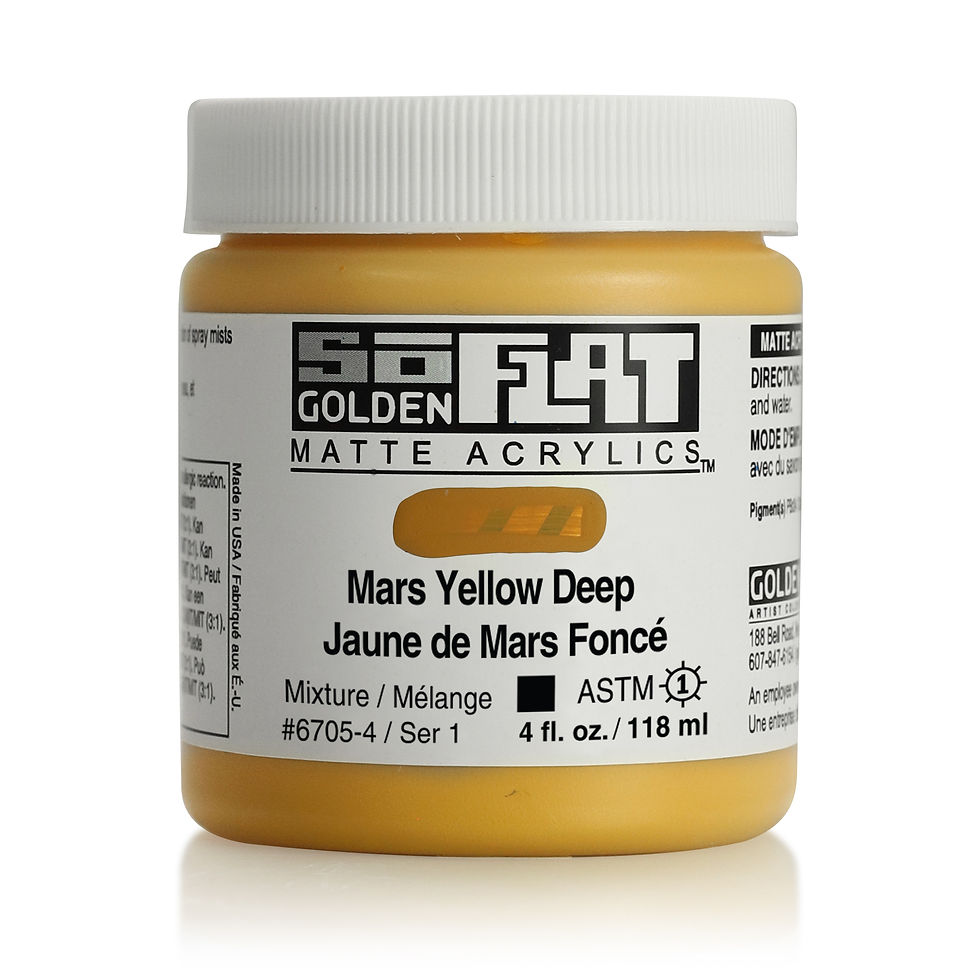 Golden SoFlat Acrylic - Mars Yellow Deep